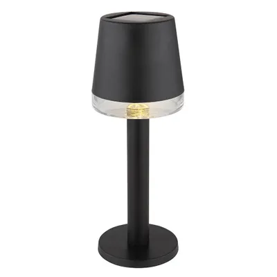 Produktbild von LED Solarleuchte, Tischlampe, schwarz, Akku, H 21,5 cm