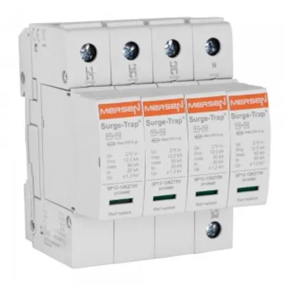Produktbild von Blitzstromableiter B+C Typ 1+2 4P 12,5kA Überspannungsschutz STPT12-12K275V-4P 1592