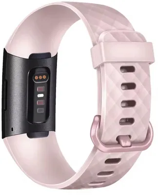 Productafbeelding van CHPN - Horlogeband - Bandje geschikt voor Fitbit - Fitbit 3 en 4 - Sportbandje - Roze - S - Horlogeband - Exclusief Fitbit - Bandje - Armband