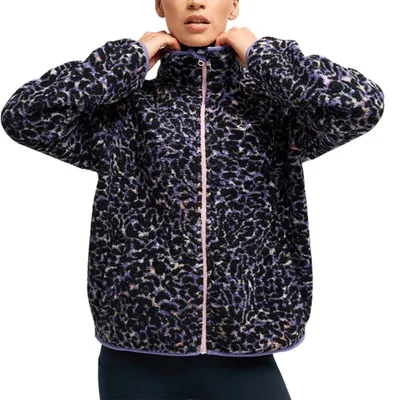 Immagine prodotto di Roxy, gilet da donna, modello "Waves of Warmth", con zip, taglia: L, colori: viola "twilight", "wild n out" e "big"