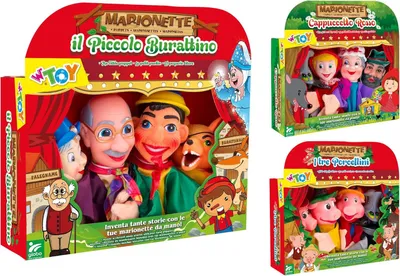 Produktbild von Burattini 4 Pezzi Vendita Unitaria Soggetto Casuale