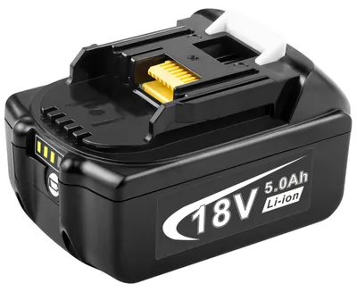18V 5,0Ah Li-Ion Akku mit LED-Anzeige, Ersatz für BL1850 BL1840