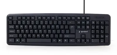 Produktbild von Gembird KB-U-103 Tastatur USB US Englisch Schwarz