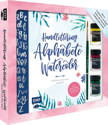 Image de Janssen, M: Handlettering Alphabete Watercolor - Das Starter