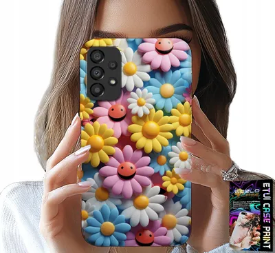 Image de Étui Pour Samsung A52 / A52S - Étui Fleurs Colorées, Marguerites