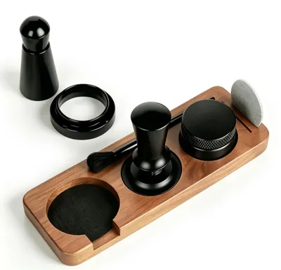 Immagine prodotto di Omgoods - Set completo per pressare il caffè espresso, diametro 51 mm, con diversi accessori