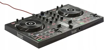 Zdjęcie produktu dla Hercules DJControl Inpulse 200 MK3, 3,5 mm, USB, 320 mm, 195 mm, 49 mm, 900 g