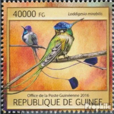 Produktbild von Briefmarken Guinea 2016 Mi 11825 (kompl. Ausgabe) postfrisch Kolibri