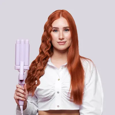 Produktbild von Mermade Hair Cutie, Lockenstab, Warm, 60 s, Lila, 2,5 m, AC