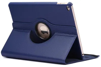 Produktbild von Mobigear DuoStand iPad Air 2 (2014) Hülle, drehbare Klapphülle - Dunkelblau