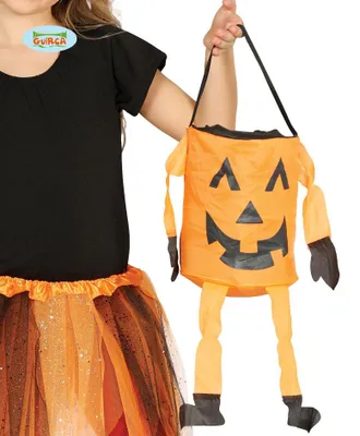 Produktbild von Kürbis Halloween Süßigkeiten Tasche Beutel 14x20 cm