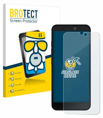 A product shot of a screen protector and its packaging.