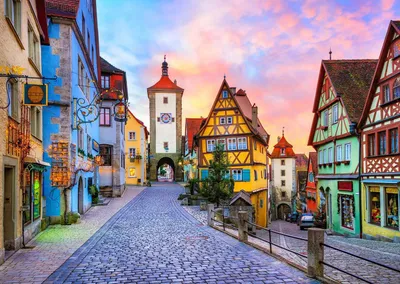 Produktbild von ENJOY Puzzle Altstadt Rothenburg, Deutschland 1000 Teile