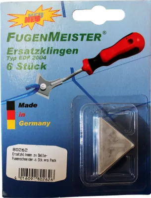 Produktbild von Ersatzklingen für Delta-Fugenschneider / Pck a 6 Stück
