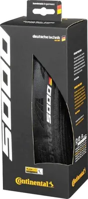 Produktbild von Continental Grand Prix 5000, 28", Straße, Klappbarer Wulst, Bahnradfahren, Schwarz, 330 TPI