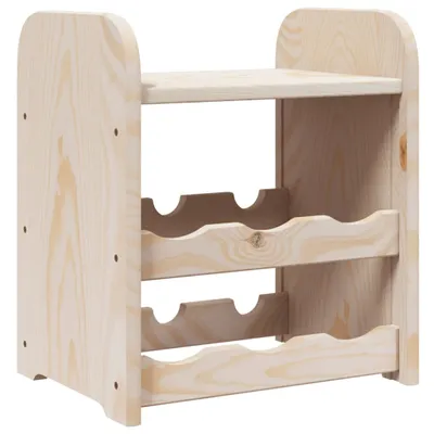 Produktbild von vidaXL Weinregal mit Oberplatte 33x25x37 cm Massivholz Kiefer