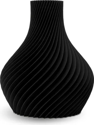 Produktbild von Vase Bulba Schwarz 18 cm