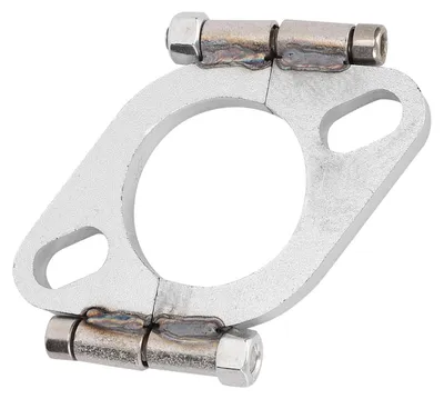 Image de Accessoire de remplacement : bride d'échappement ovale plate, pour réparation de fissures, de 2 pouces