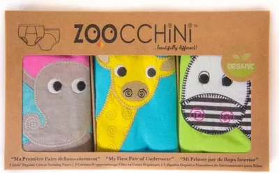 Produktbild von Zoocchini Mädchen Trainingshöschen 2-3 Jahre Zoo