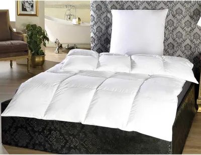 Image de Ensemble de lit - Garniture en duvet - 135x200cm + 80x80cm - 10% duvet / 90% plume