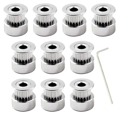 Alu-Timing-Riemenscheibe 20 Zähne, 6,35 mm Bohrung, 10er-Pack