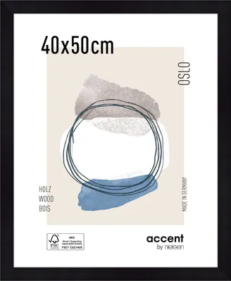 Produktbild von accent by nielsen Holz Bilderrahmen Oslo, 40x50 cm, Schwarz