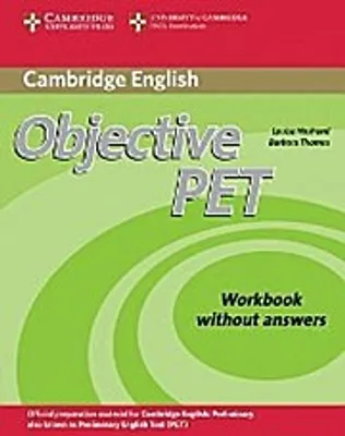 Produktbild von Objective PET Workbook without Answers