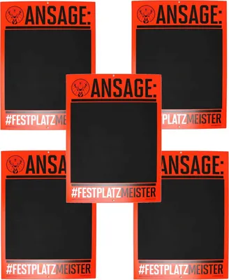 Produktbild von Jägermeister Reklame Kreide Tafel aus Pappe Aktion - 5 Stück
