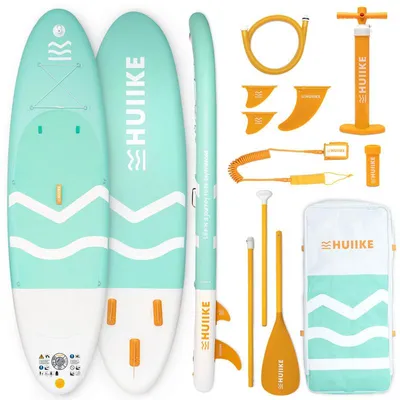 Image de Paddle Gonflable Adulte 10’ avec Accessoires. Stand Up Paddle, Jusqu’à 130 kg