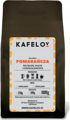 Produktbild von KAFELOV | Kaffeebohnen orange - 250g - Aromatische Arabica - Perfekt für French Press