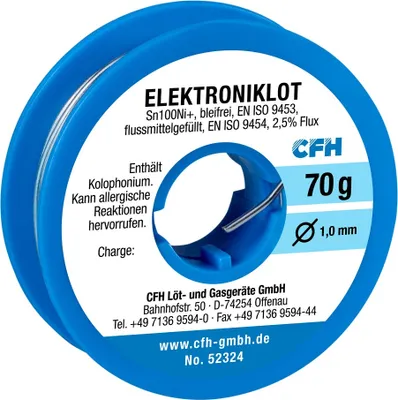 Produktbild von Elektroniklot CFH EL 324 bleifrei 70g