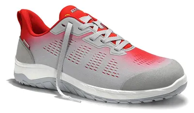 Produktbild von Sicherheitshalbschuh LUAN grey-red Low ESD S1PS, Gr. 35