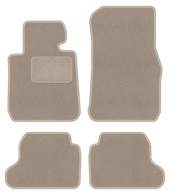 Productafbeelding van Velours automatten voor BMW 2 F22 2014-2022 (coupé) – 4-delig, beige, op maat – Wielganizator LUX