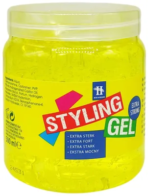 Produktbild von HEGRON Haargel STYLING GEL 500ml extra stark strong für jeden Haartyp