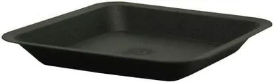 Produktbild von Quadratischer Blumentopfuntersetzer in Schwarz (30,5 x 30,5 cm)