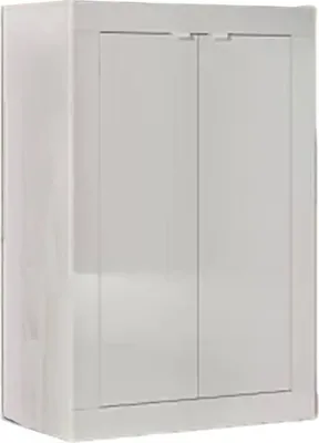 Immagine prodotto di Dmora Armadio Multiuso 2 Ante Bienvenu 35x113h cm Bianco, 2 Ante 5 Vani  Italy