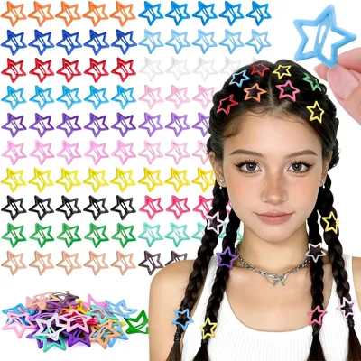Produktbild von Haarclips 100 Stück, 3 cm, 20 Farben, für Haarstyling