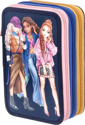 Produktbild von Depesche 12560 TOPModel CITY GIRLS Gefüllte 3-Fach Federtasche