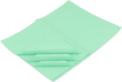 Obrázek produktu pro Hladký hedvábný papír 20 g 50 x 70 cm Mátový - dekorační hedvábný papír - 50 listů
