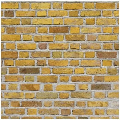 Produktbild von Wallario Magnet für Kühlschrank / Geschirrspüler, magnetisch haftende Folie - 60 x 60 cm, Motiv: Ziegelsteinwand in gelb - Backsteine
