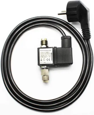 Produktbild von CO2 Magnetventil mit Nachtabschaltung, 1,25 m Kabel, für Aquarien, Rückschlagventil