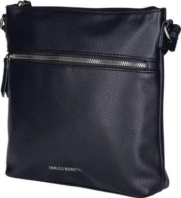 Produktbild von Damen Tasche Schultertasche Umhängetasche Crossover Bag Leder Optik Handtasche Blau