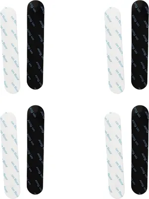 Productafbeelding van INF Antislipmatten voor onder tapijten - 2 mm dik, zwart, set van 4 stuks