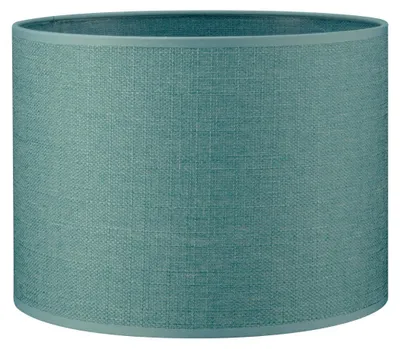 Produktbild von Home Sweet Home Lampenschirm Canvas türkis - B:25xT:25xH:19cm