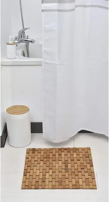 Produktbild von Tendance Badematte braun Bambus 45x45x2 cm Badezimmer Dekoration