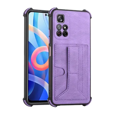 Immagine prodotto di Custodia König Design compatibile con Xiaomi Redmi Note 11 / Note 11S (versione globale), in plastica morbida, color lilla