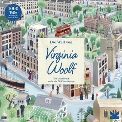 Image de Laurence King Le monde de Virginia Woolf. UN puzzle de 1000 pièces