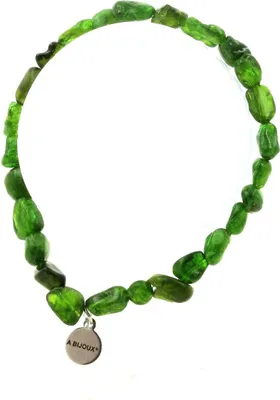 Immagine prodotto di Bracciale in diopside dal Brasile, misura personalizzabile