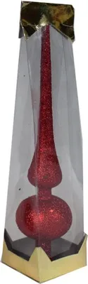 Produktbild von Christbaumspitze aus Kunststoff, 30 cm, rot