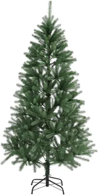 Produktbild von Juskys Künstlicher Weihnachtsbaum Talvi 180 cm mit Metall Ständer, naturgetreu, einfacher Aufbau, Tannenbaum Christbaum Weihnachtsdeko künstlich